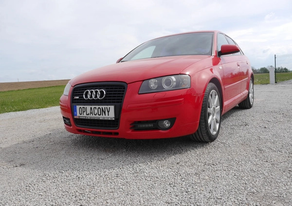 Audi A3 cena 18800 przebieg: 221694, rok produkcji 2006 z Szczytna małe 326